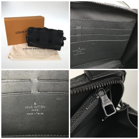 LOUIS VUITTON Taurillon Leather Soft Trunk Wallet Shoulder bag - Picture 14 of 14